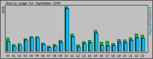 Hourly usage