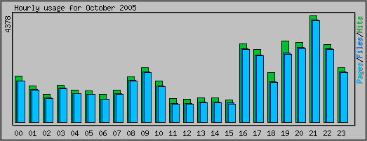 Hourly usage