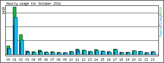 Hourly usage