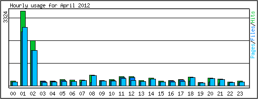 Hourly usage