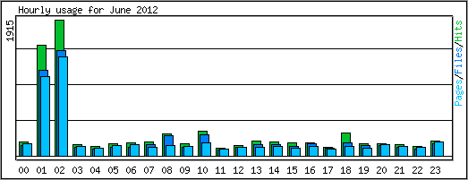 Hourly usage