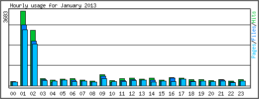Hourly usage