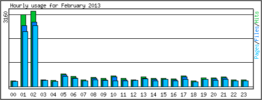 Hourly usage