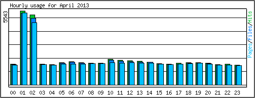 Hourly usage