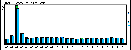 Hourly usage