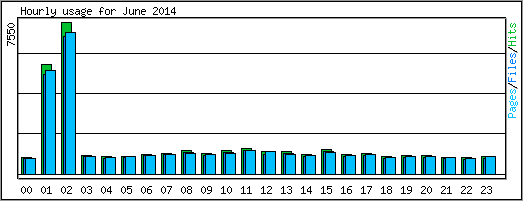 Hourly usage