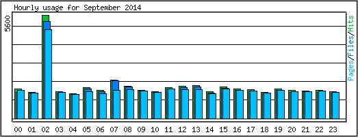 Hourly usage