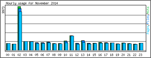 Hourly usage