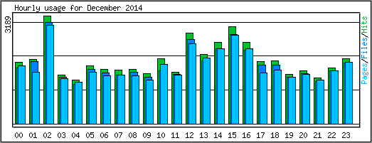 Hourly usage