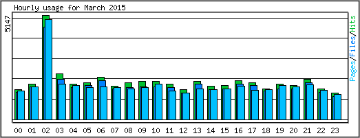 Hourly usage