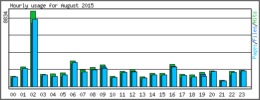 Hourly usage