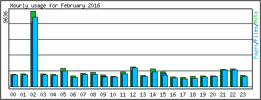 Hourly usage
