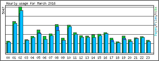 Hourly usage