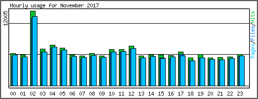 Hourly usage