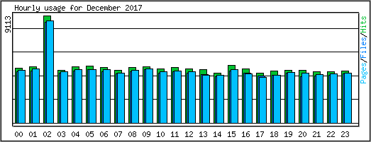 Hourly usage